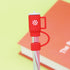 Silicone Straw Covers Cap with Tumbler 10mm Cute Tumbler Straw Toppers for Tumblers, Dust-Proof Drinking Straw Caps for Reusable Straws Tips
